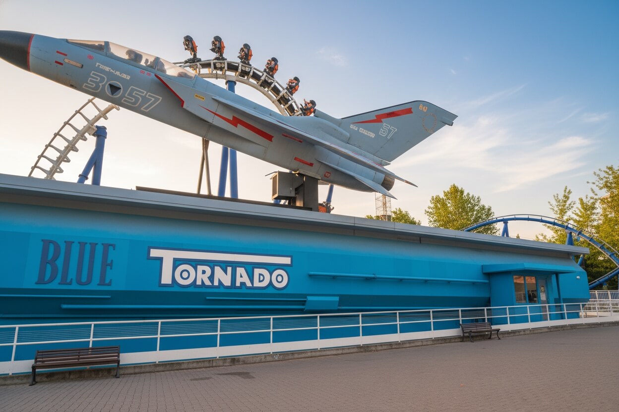 Attractions Gardaland Blue Tornado